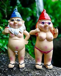 Image of Naked Gnomes Garden Statues by the company BBdis.