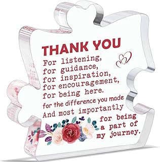 Image of Acrylic Thank You Plaque by the company BdayPtion.