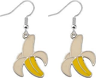 Image of Banana Themed Earrings by the company BEKECH.