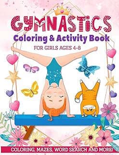 Image of Gymnastics Coloring Activity Book by the company Best Peddler.