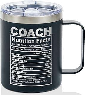Image of Coach Nutrition Facts Mug by the company BestoreTech.
