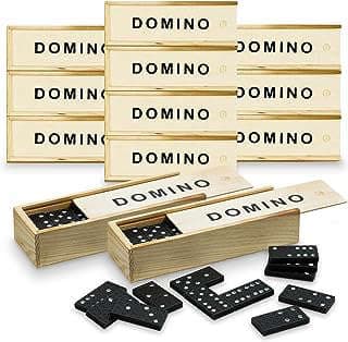 Image of Wooden Dominoes Set by the company BetterBasics.