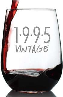 Image of 28th Birthday Stemless Wine Glass by the company Bevvee.