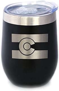 Image of Colorado Flag Wine Tumbler by the company Bevvee.