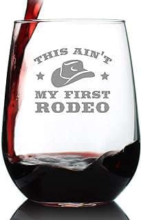 Image of Cowboy Themed Wine Glass by the company Bevvee.
