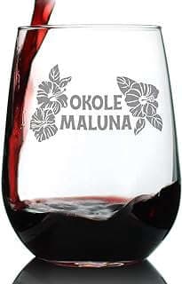 Image of Hawaiian Cheers Stemless Wine Glass by the company Bevvee.