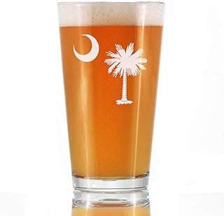 Image of South Carolina Themed Pint Glass by the company Bevvee.