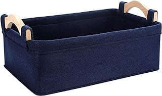 Image of Fabric Storage Baskets Navy Blue by the company BigM USA.