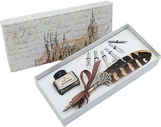 Image of Quill Feather Pen Set by the company bigworth.
