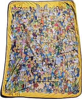 Image of Simpsons Fleece Throw Blanket by the company Blue Frog Inc.