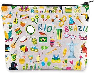 Image of Brazil Rio Travel Makeup Bag by the company bobauna.