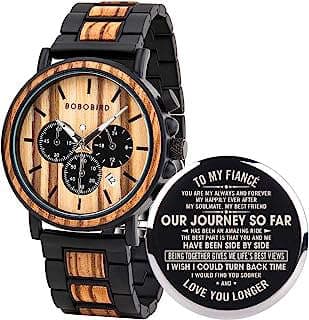 Image of Men's Personalized Wooden Watch by the company BOBO BIRD.