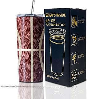 Image of Basketball Insulated Coffee Tumbler by the company Boelia Bottle.
