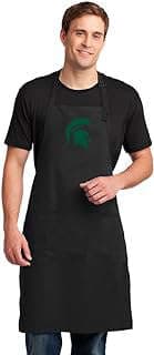 Image of Broad Bay Michigan State Apron LARGE SIZE Michigan State Gift For Men or Women Man Him Her by the company Broad Bay.