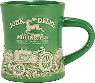Image of Green Ceramic John Deere Mug by the company Buy for Guys.