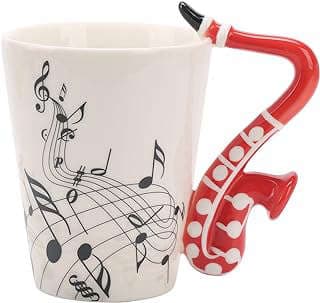 Image of Saxophone Music Note Mug by the company BUYNEED.
