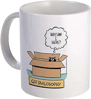 Image of Cat Philosophy Coffee Mug by the company CafePress.