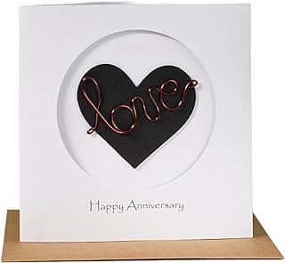 Image of Bronze Anniversary Greeting Card by the company Camellia B Handmade.