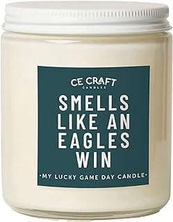 Image of Eagles Themed Vanilla Candle by the company C&E Craft Co.