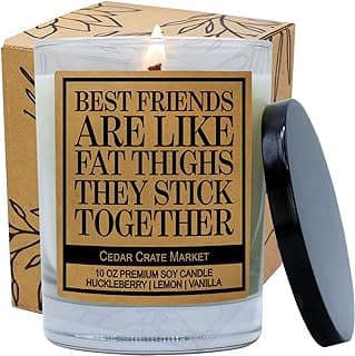 Image of Friendship Themed Scented Candle by the company Cedar Crate Market.