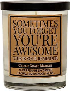 Image of Inspirational Scented Candle by the company Cedar Crate Market.