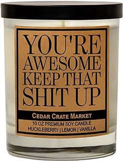 Image of Scented Soy Wax Candle by the company Cedar Crate Market.