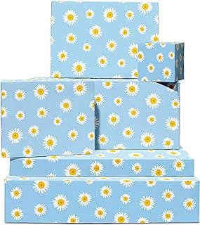 Image of Blue Daisy Wrapping Paper by the company Central 23 US ✌️.