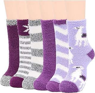 Image of Women's Fuzzy Slipper Socks by the company Century Star US.