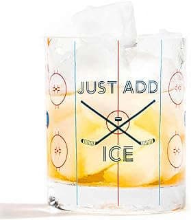 Image of Hockey Lowball Glass by the company ChalkTalkSPORTS.