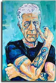 Image of Anthony Bourdain Canvas Poster by the company CHENZHOU.
