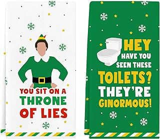 Image of Elf Christmas Hand Towels by the company Cheroloven.