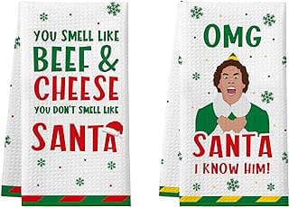 Image of Elf-themed Kitchen Towels by the company Cheroloven.