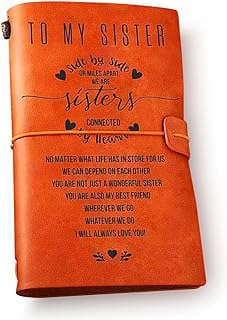 Image of Engraved Leather Sister Journal by the company chillake.