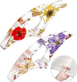 Image of Resin Flower Bookmark Holder by the company Chochum.