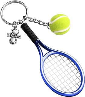 Image of Tennis Racket Ball Keychain Set by the company CHOROY.