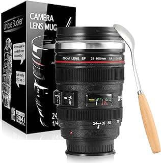 Image of Camera Lens Travel Mug by the company CiaoDirect.