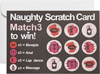 Image of Adult Naughty Scratch Card by the company CJ&M.