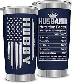 Image of Navy Husband Coffee Tumbler by the company COCHIMO.