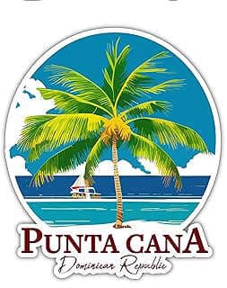 Image of Dominican Republic Fridge Magnet by the company College Gear Store.