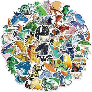 Image of Fire Cartoon Wings Stickers by the company Cool Nine.