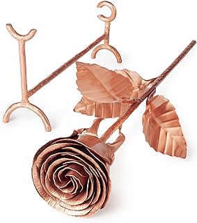 Image of Copper Rose Sculpture by the company COPPER AGE.
