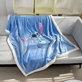 Image of Kids Stitch Sherpa Blanket by the company COSUSKET BLANKET.