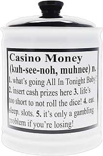 Image of Casino Themed Money Jar by the company Cottage Creek.