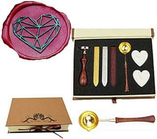 Image of Heart Wax Seal Stamp Kit by the company Creative DIY Gift.