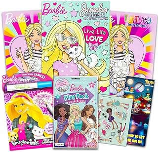 Image of Barbie Coloring Activity Books Set by the company Crenstone.