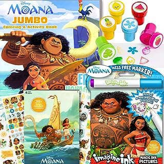 Image of Moana Coloring Activity Book Set by the company Crenstone.