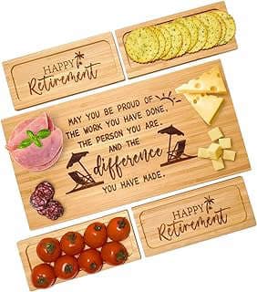 Image of Retirement-themed Cheese Board Set by the company CryCarrot.