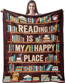 Image of Book Themed Throw Blanket by the company CUJUYO.