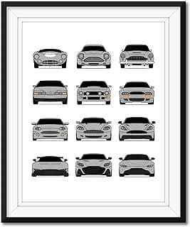 Image of Aston Martin Car Poster by the company Custom Car Posters.