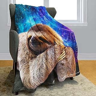 Image of Galaxy Sloth Fleece Blanket by the company DailyLifeArt.